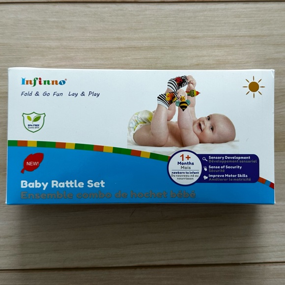Infantino Colorful Baby Rattle Set - Picture 1 of 2